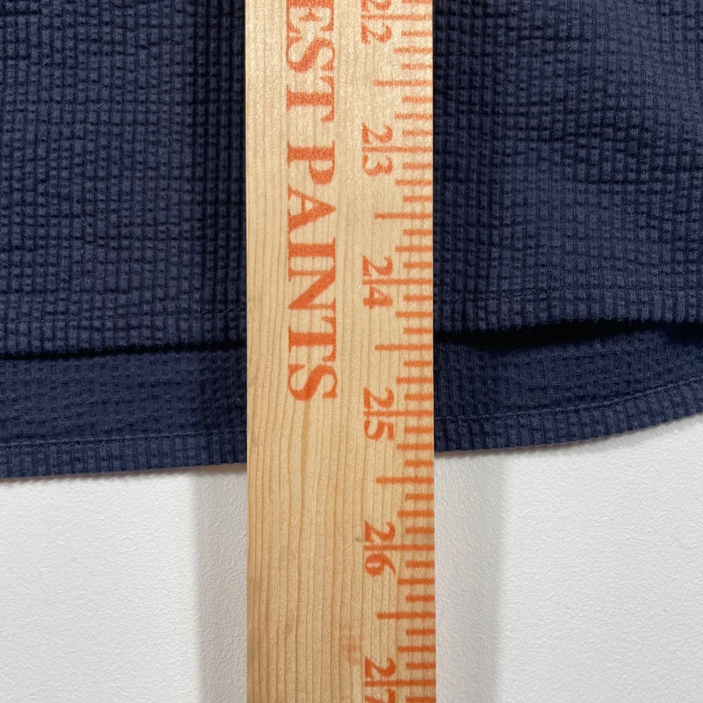 Ministry of Supply Button‎ Down Mens Large Hybrid Seersucker Short Sleeve Navy - Picture 6 of 6